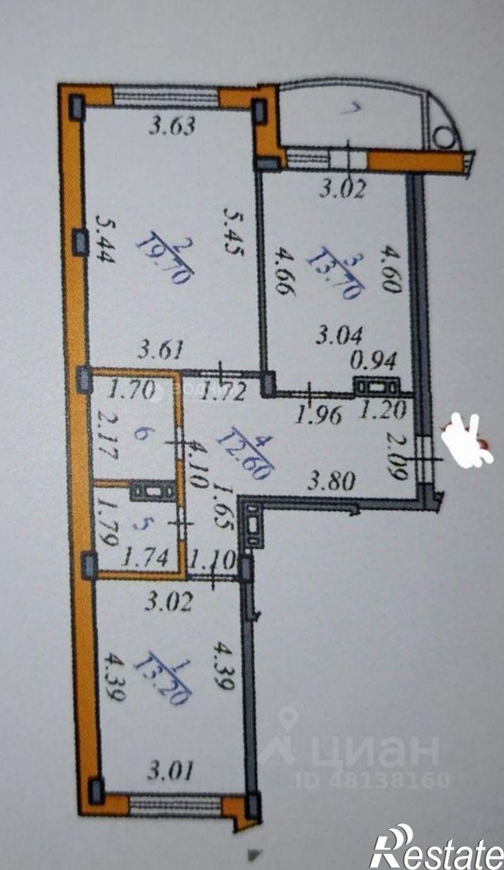 2-комн квартира ул Ярмарочная, 15,  д. 15