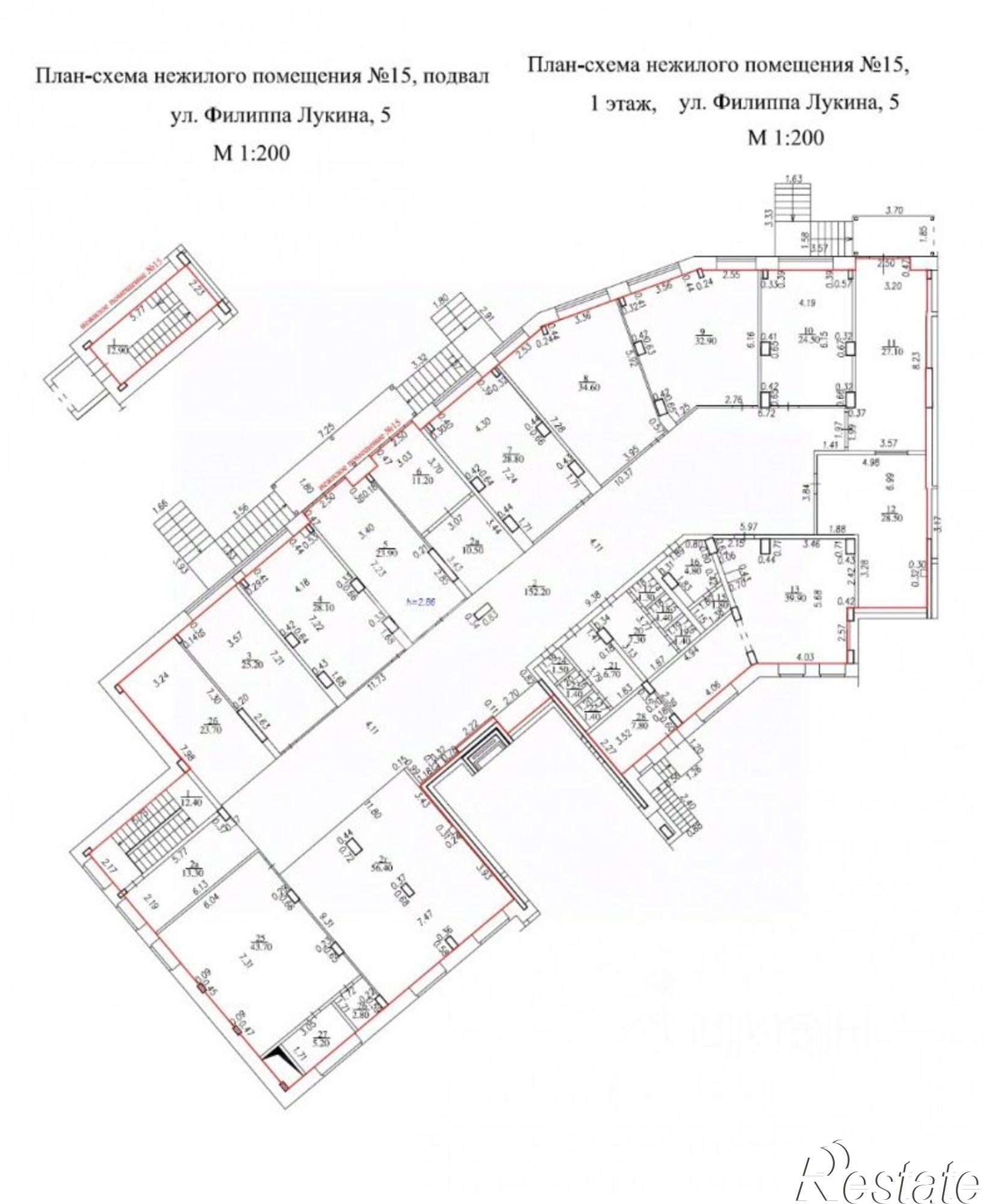Купить помещение свободного назначения за 109 902 000 рублей на улица Филиппа Лукина