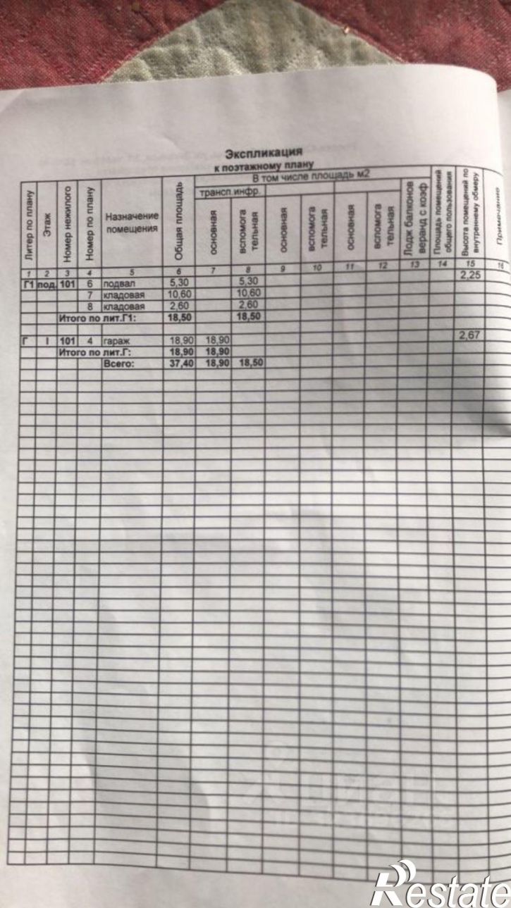 Гараж/парковка улица Красина, 16,  д. 16