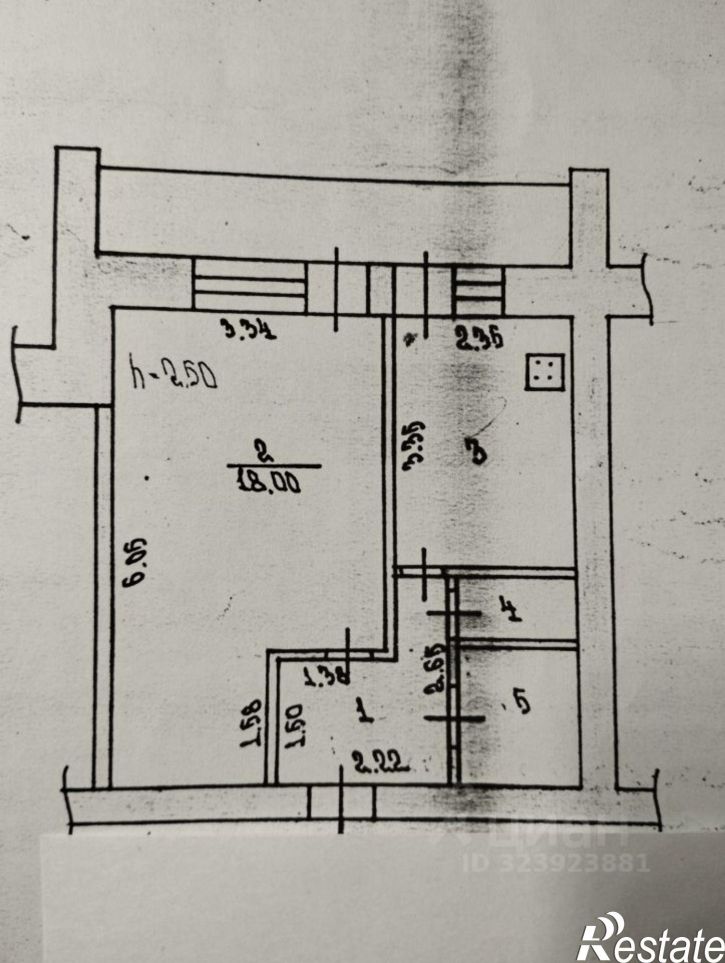 1-комн квартира улица Космонавта Николаева А.Г., 18,  д. 18
