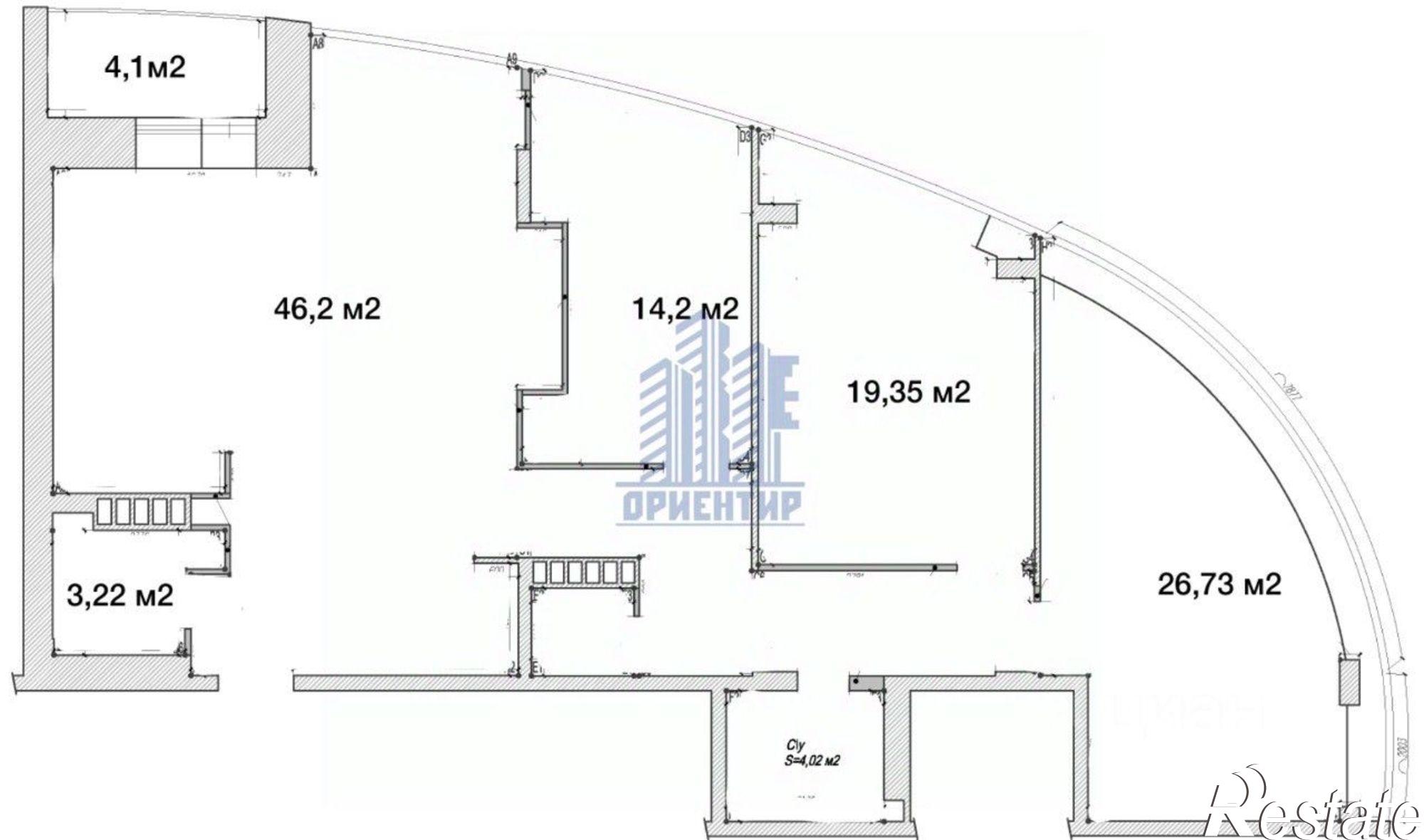 Купить квартиру за 21 900 000 рублей на ул Калинина, 97