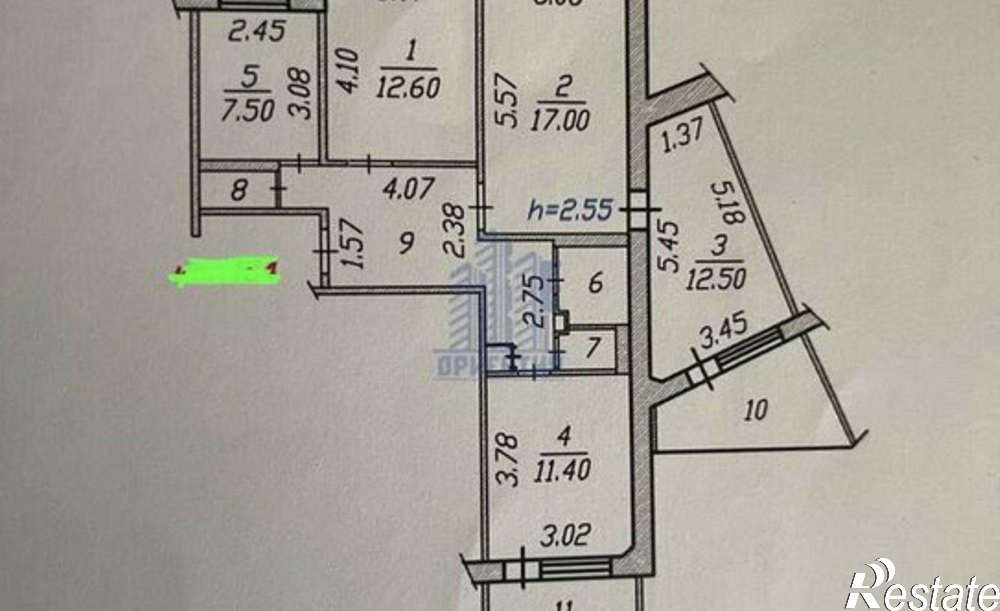 Купить квартиру за 6 300 000 рублей на ул Лебедева, 9