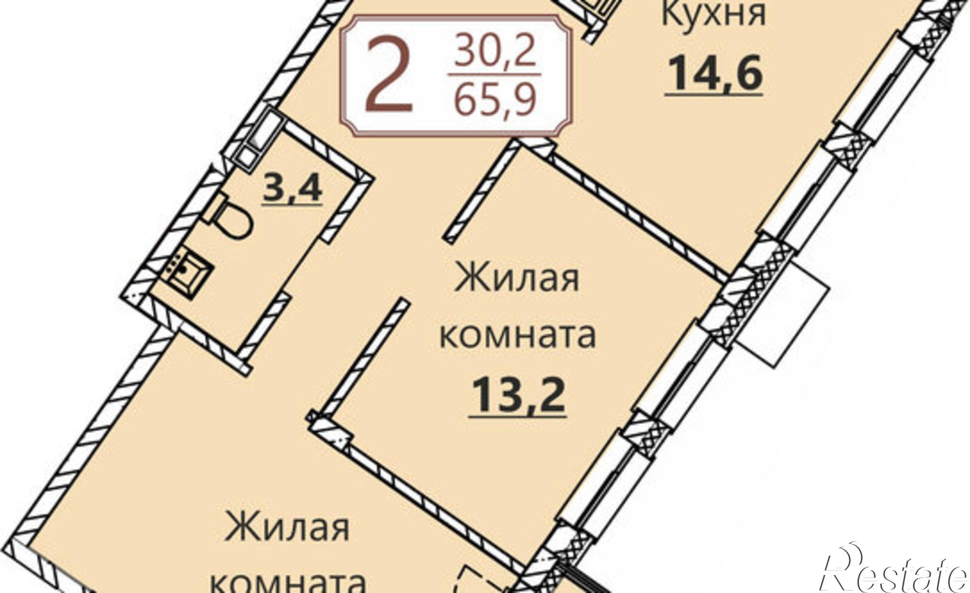 Купить квартиру за 13 839 000 рублей на улица Герцена, поз3