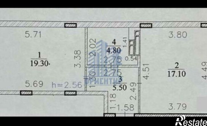1-комн квартира ул Филиппа Лукина, 4,  д. 4