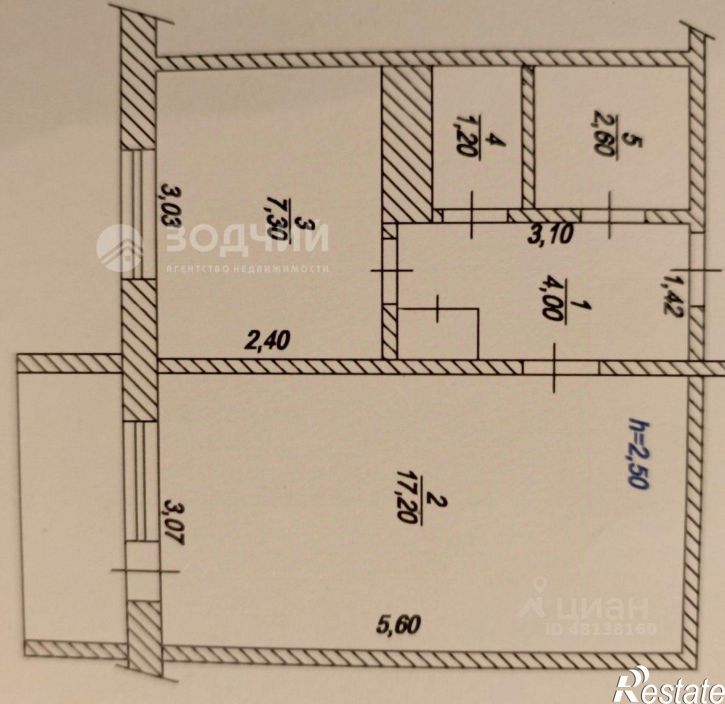 1-комн квартира ул Кадыкова, 17,  д. 17