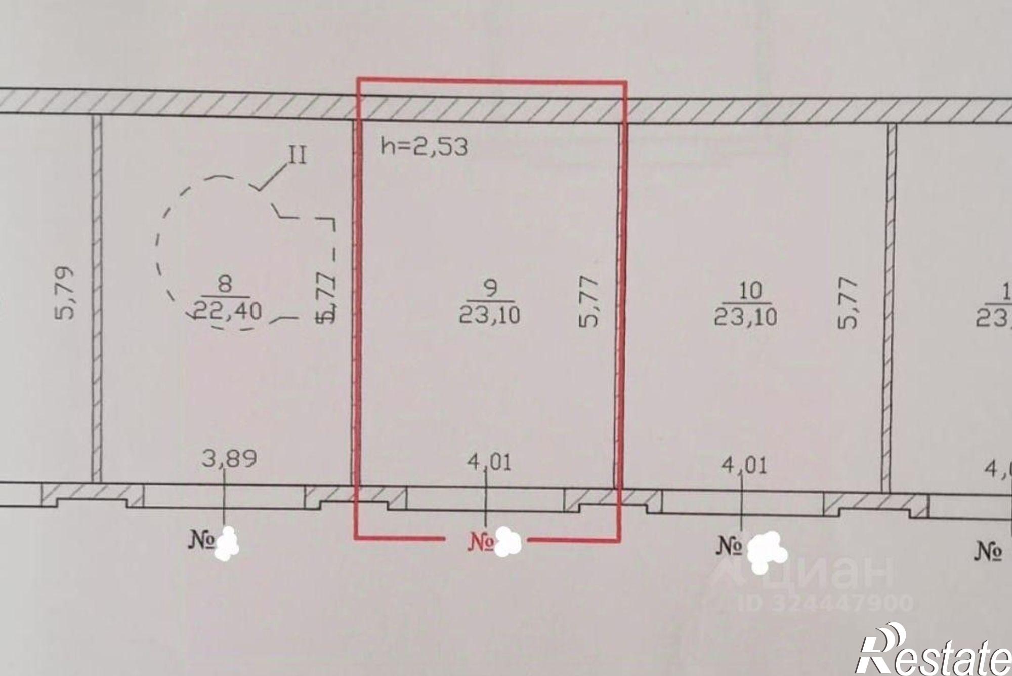 Купить гараж, место в паркинге за 1 493 530 рублей на ул Гагарина Ю., 30А