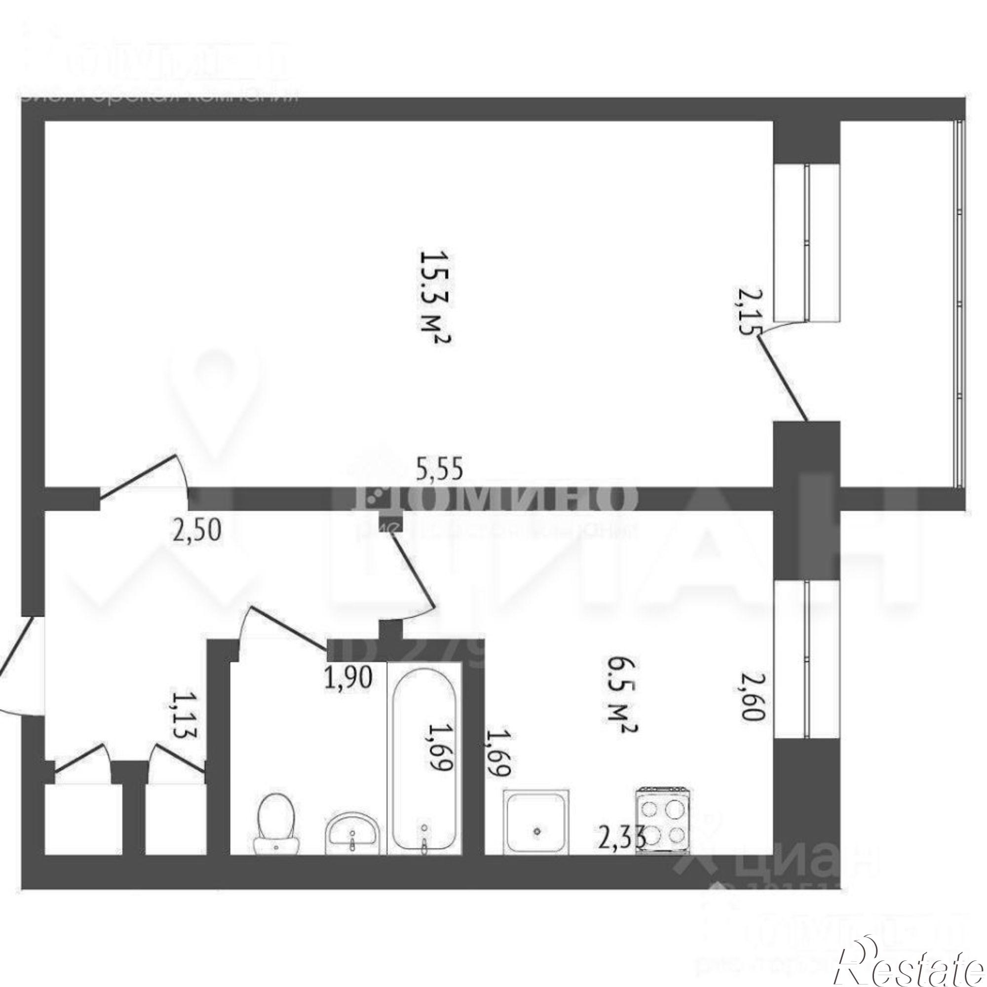 Сдать квартиру за 16 500 рублей на Коллективная улица, 5