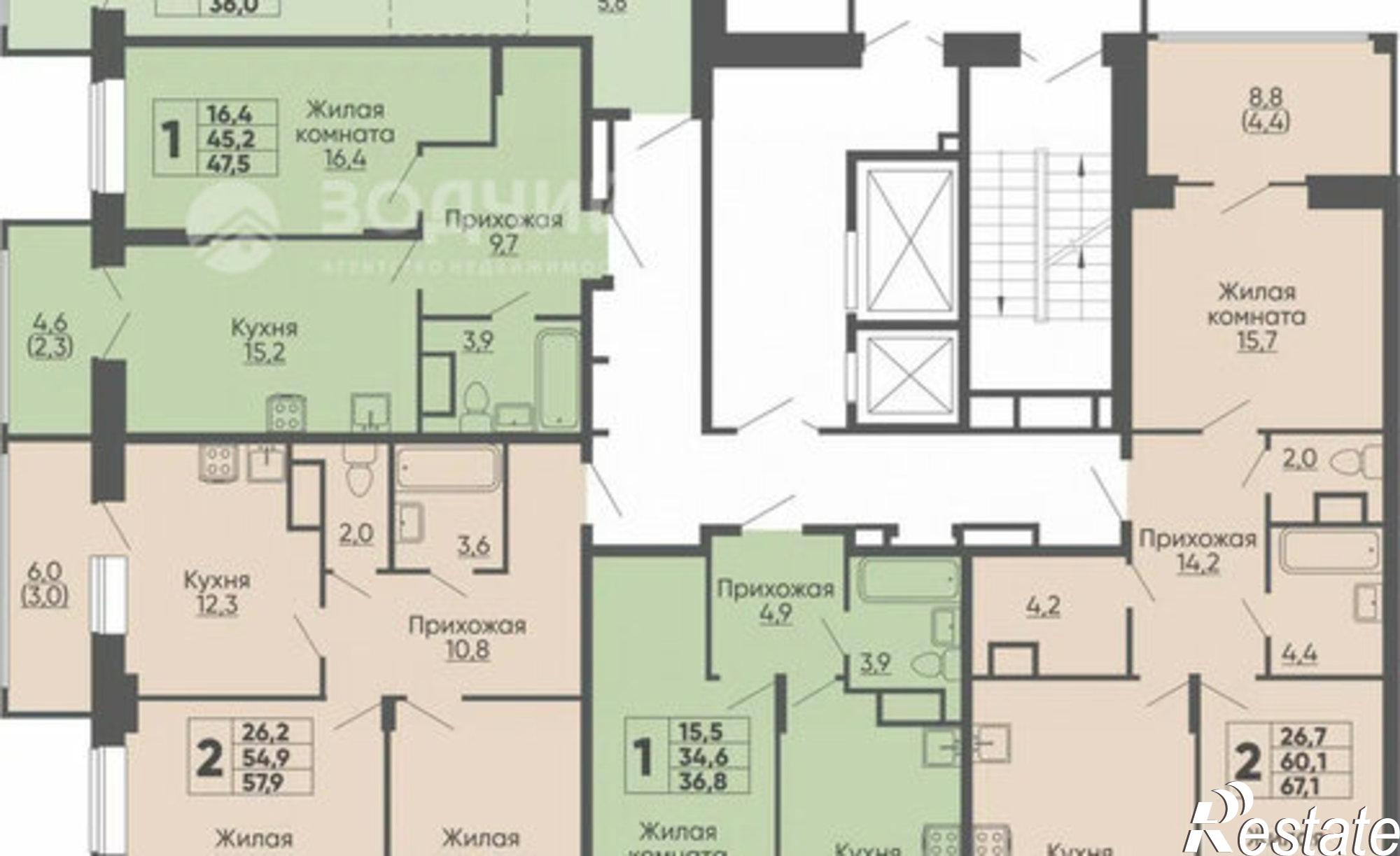 Купить квартиру за 7 106 000 рублей на улица Академика РАН Х.М.Миначева, 11