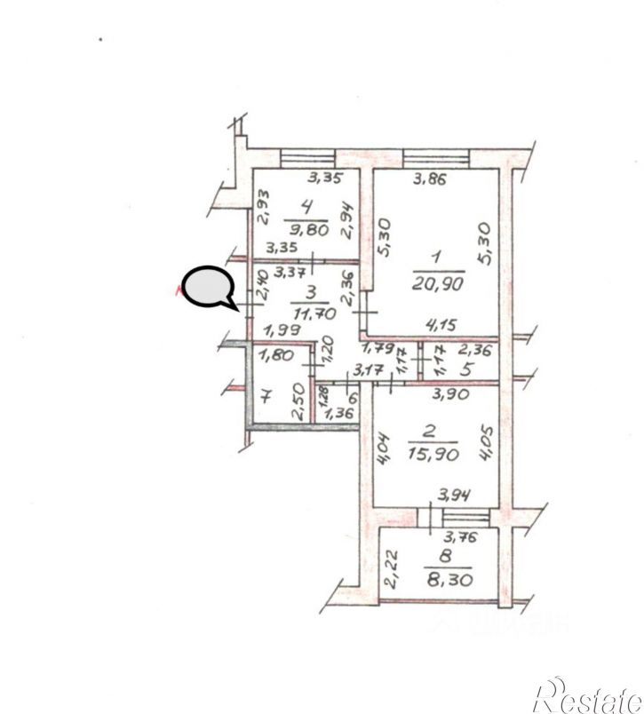 2-комн квартира Чебоксары