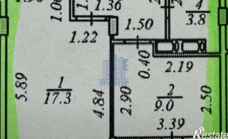 1-комн квартира улица А.В.Асламаса, 3,  д. 3