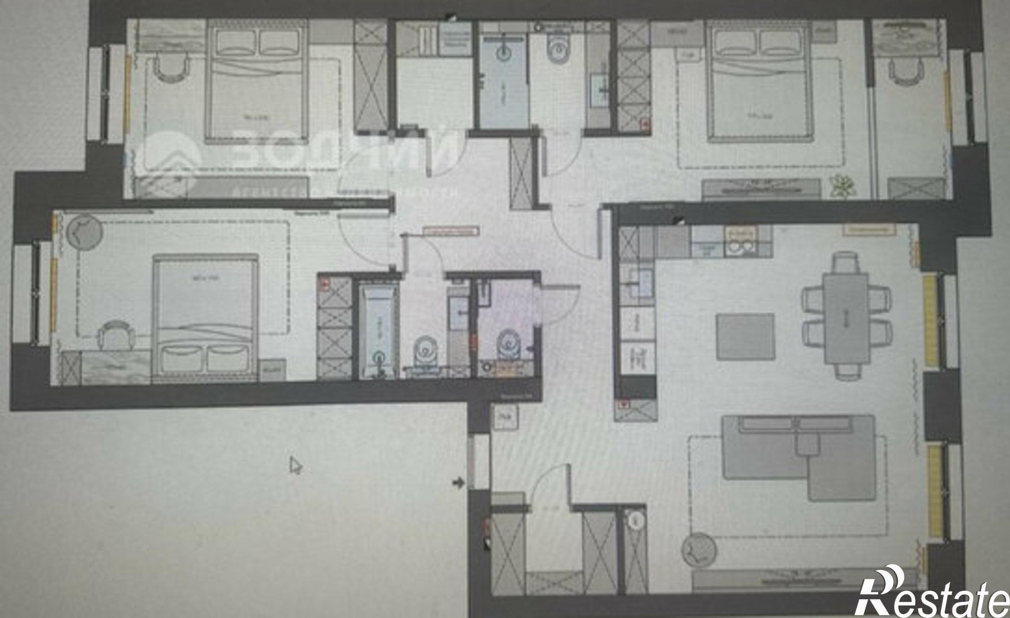 Купить квартиру за 24 900 000 рублей на Чувашская Республика — Чувашия, улица И.П. Прокопьева, 7к1