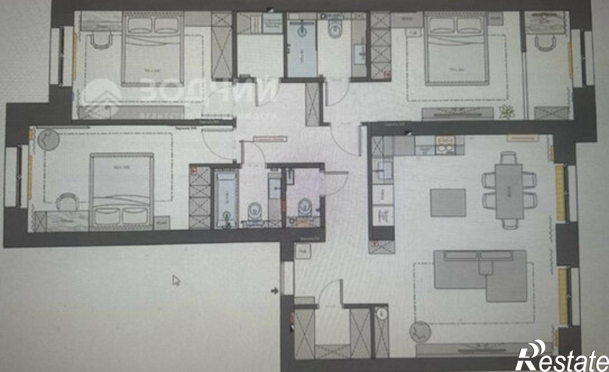 Купить квартиру за 24 900 000 рублей на Чувашская Республика — Чувашия, улица И.П. Прокопьева, 7к1