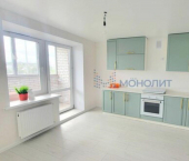 1-комн, 43кв м, этаж 1/10 ул Василия Алендея, 3