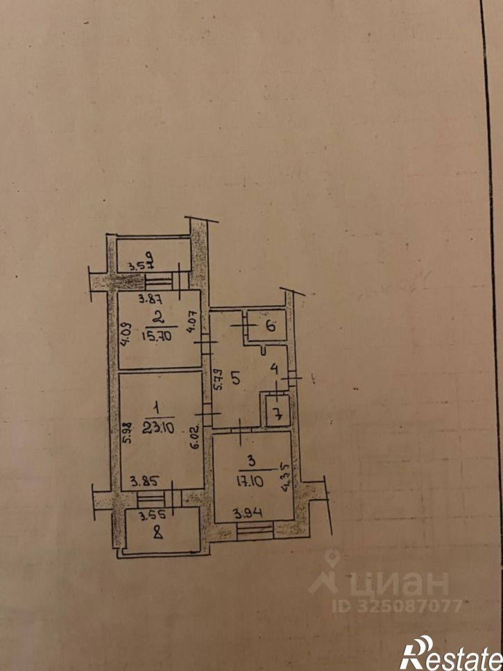 2-комн квартира улица Пирогова, 4 к2,  д. 4 к2