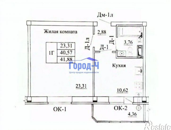 1-комн квартира Новогородская улица, 28,  д. 28