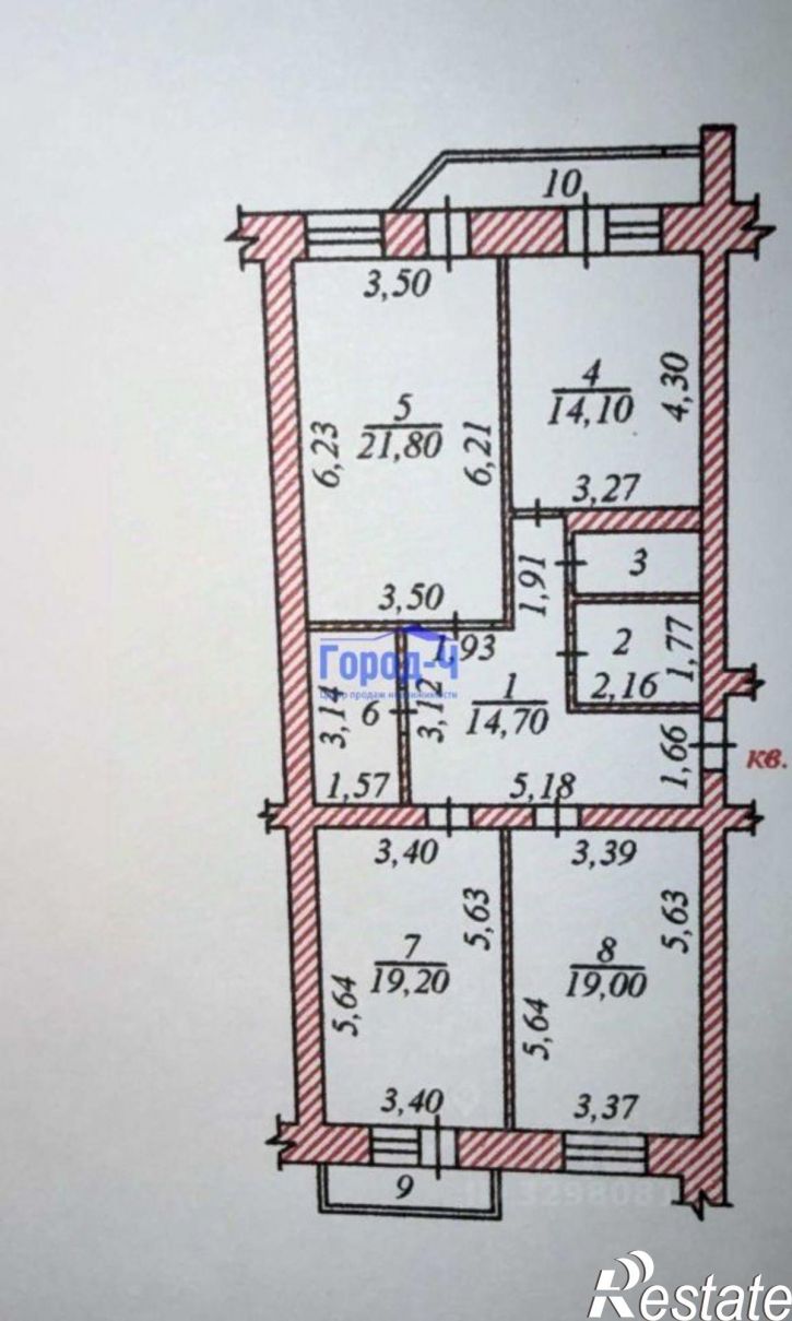 3-комн квартира ул Мате Залка, 13,  д. 13
