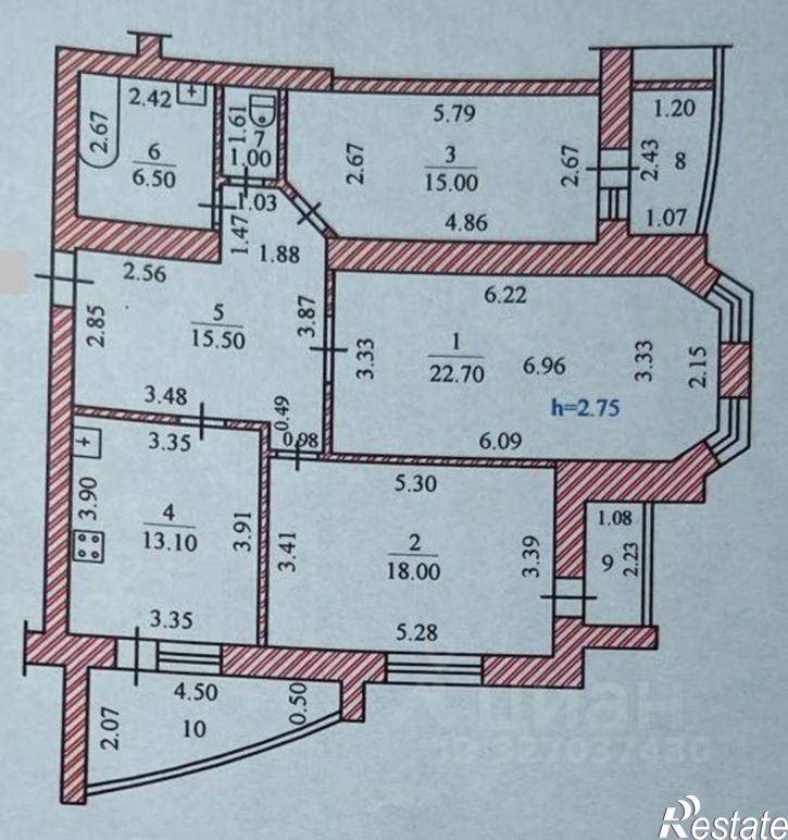 3-комн квартира улица Энгельса, 3 к3,  д. 3 к3
