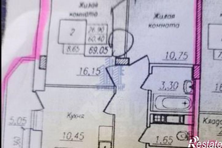 2-комн квартира улица Ленинского Комсомола, 23 к1,  д. 23 к1