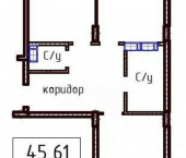 2-комн, 77кв м, этаж 4/16 улица Энгельса, 7