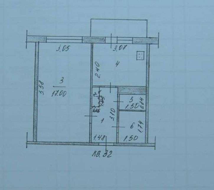 1-комн квартира Хузангая ул., д.38