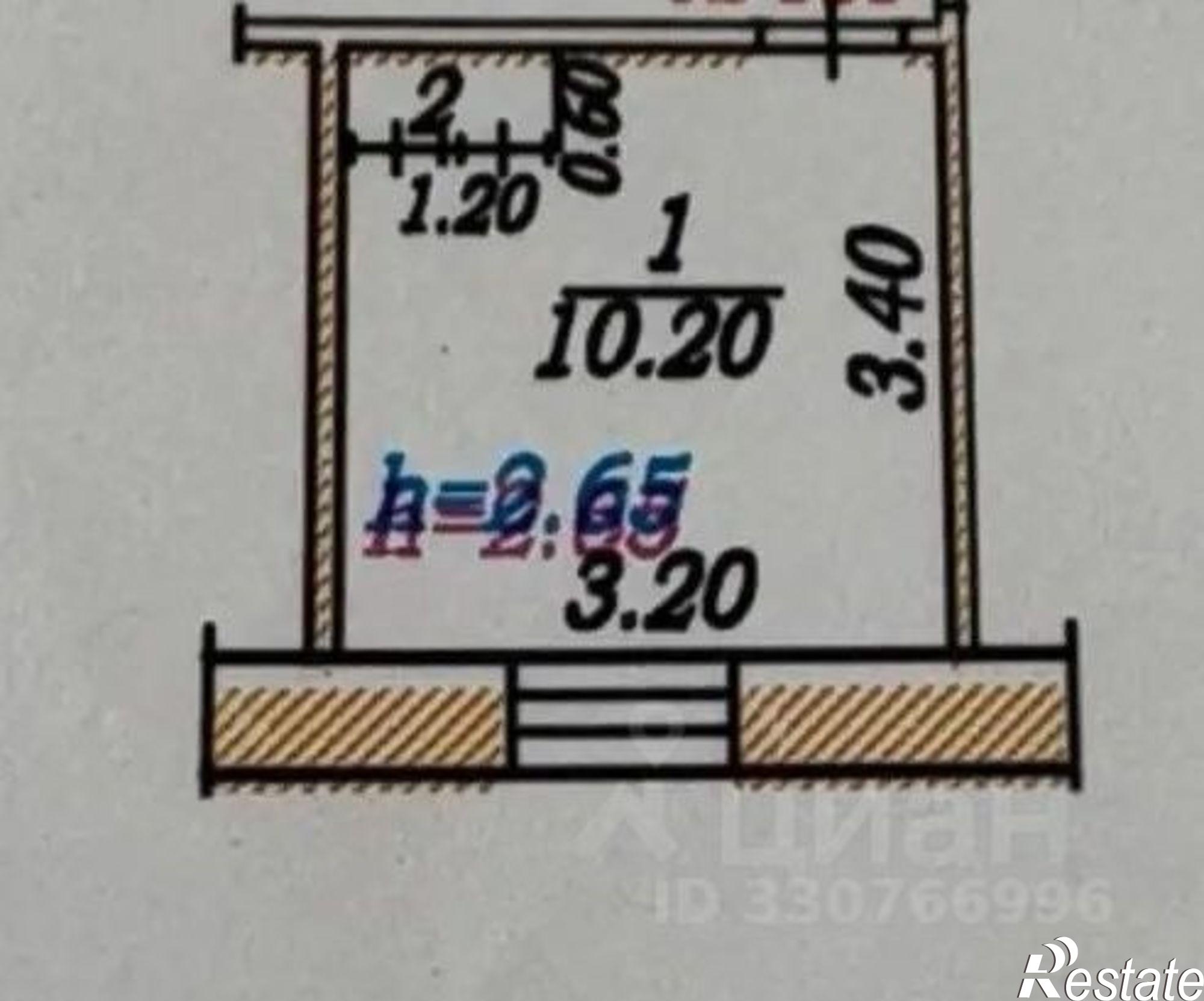 Купить комнату за 1 530 000 рублей на проспект 9-й Пятилетки, 4А