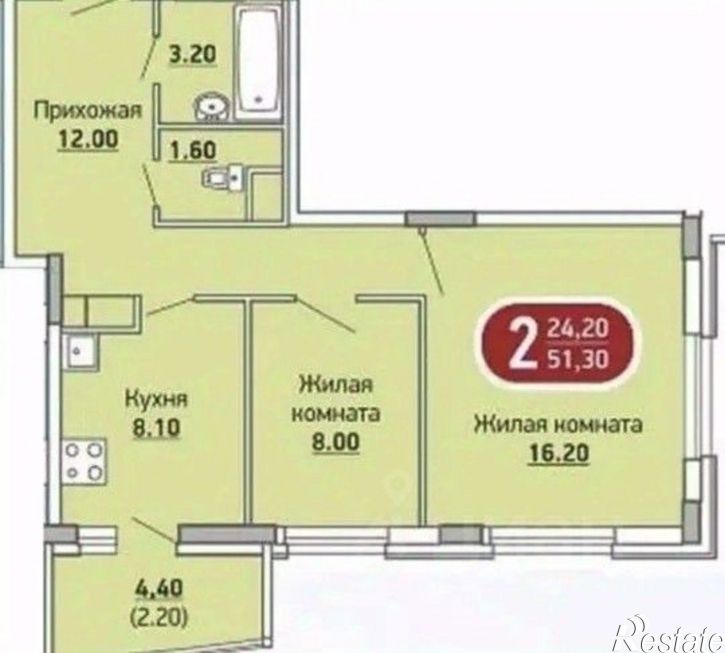 2-комн квартира Радужная улица, 11,  д. 11