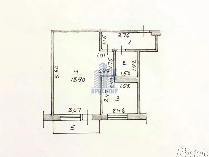 1-комн квартира проспект Мира, 21А,  д. 21А