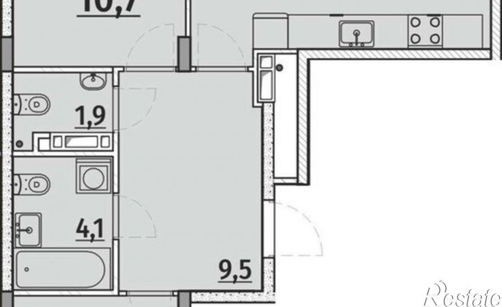 2-комн квартира в новом доме ул Текстильщиков, 8И,  д. 8И
