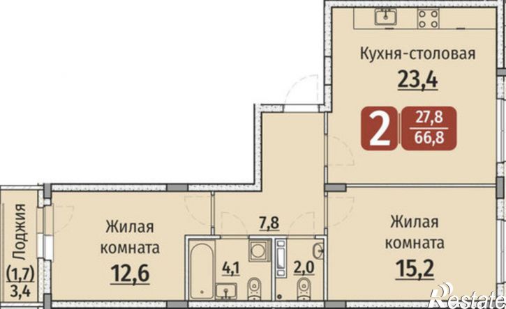 2-комн квартира в новом доме ул Текстильщиков, 8И,  д. 8И