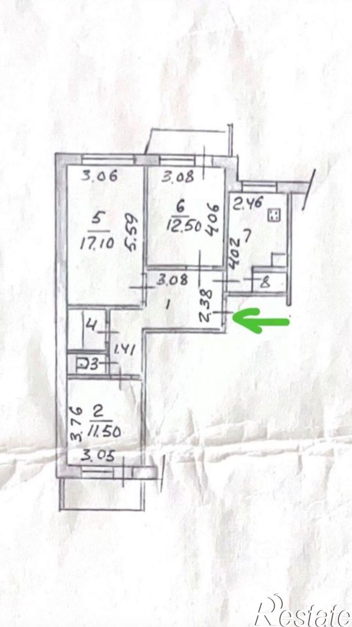 3-комн квартира Ярмарочная улица, 11 к1,  д. 11 к1
