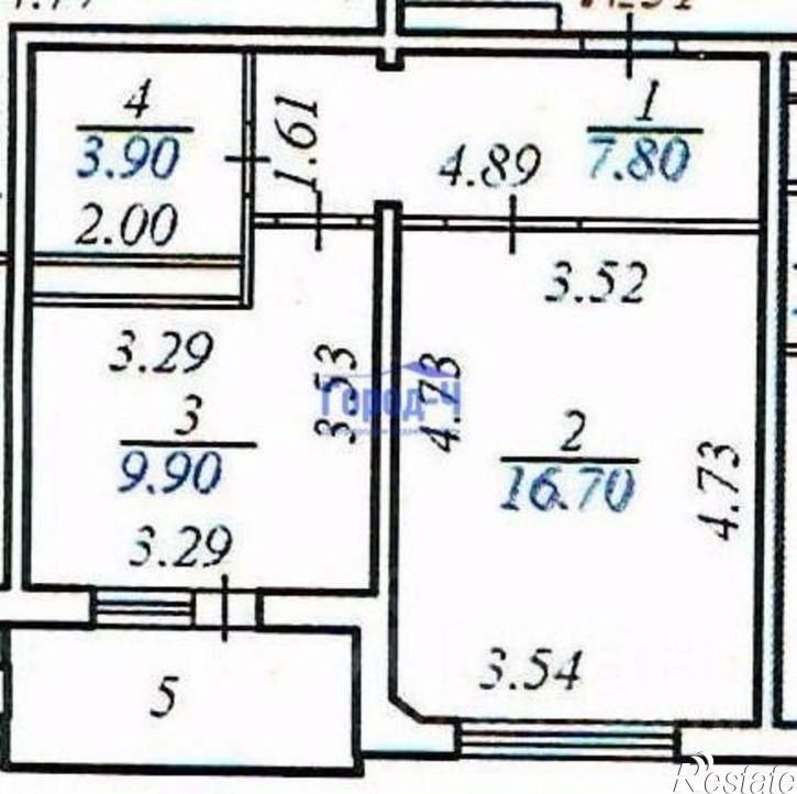 1-комн квартира улица П.В.Дементьева, 4 к2,  д. 4 к2