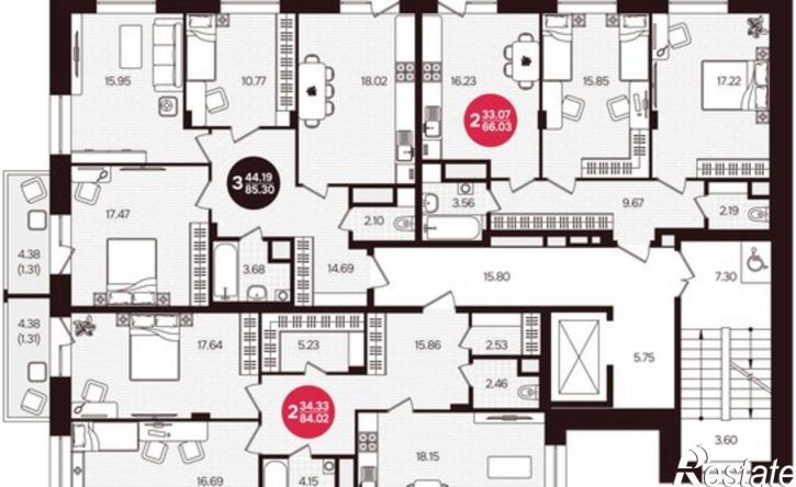 3-комн квартира в новом доме ул Фруктовая, 37,  д. 37