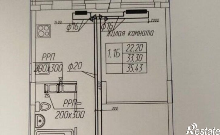 1-комн квартира ул Магницкого, 1В 1,  д. 1В 1,  к. 1