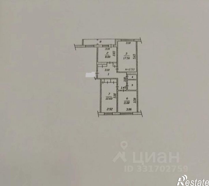 3-комн квартира ул Кадыкова, 12,  д. 12