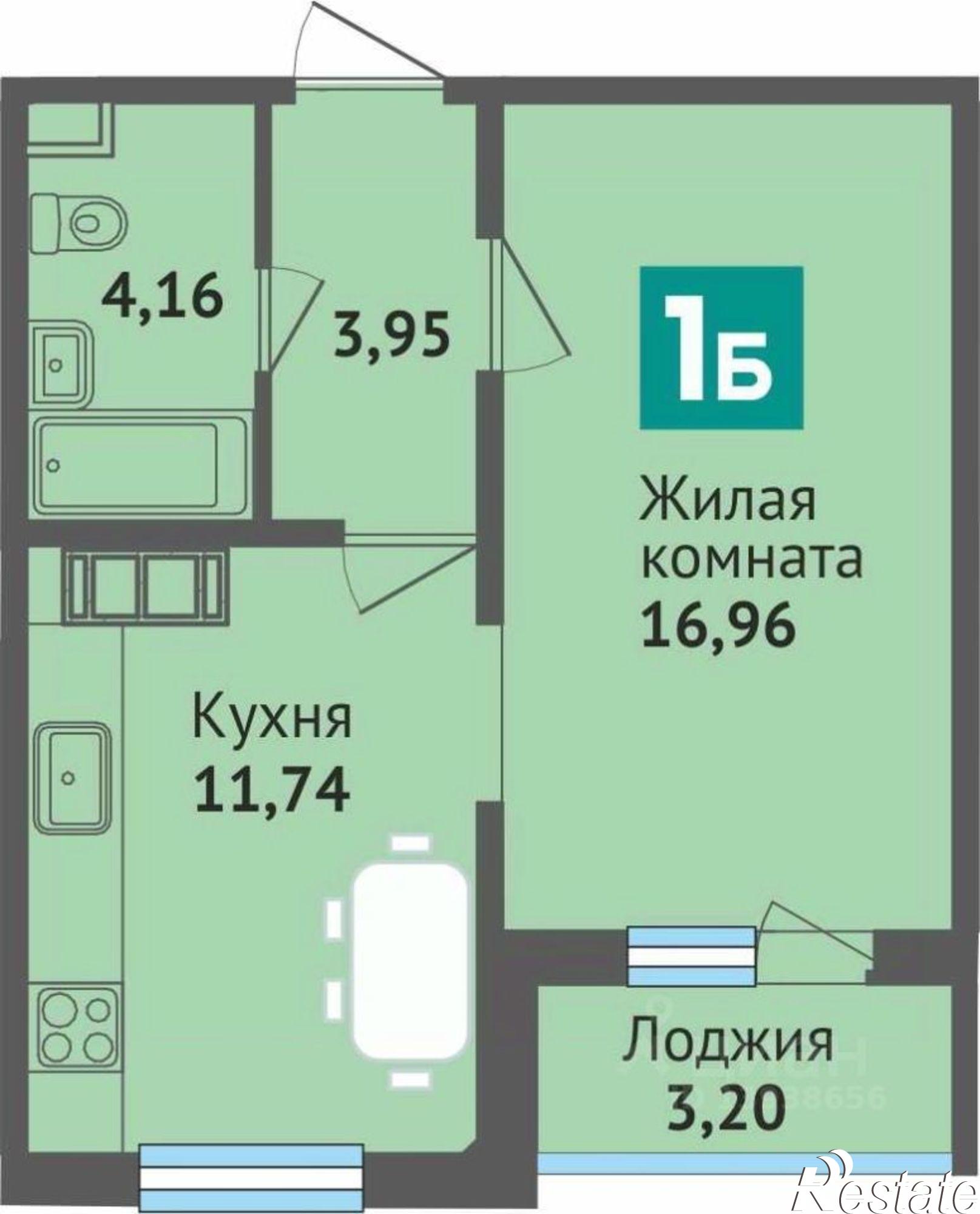 Купить квартиру за 5 076 000 рублей