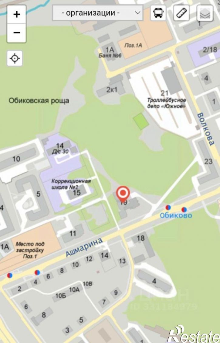 Комната ул Ашмарина, 19,  д. 19