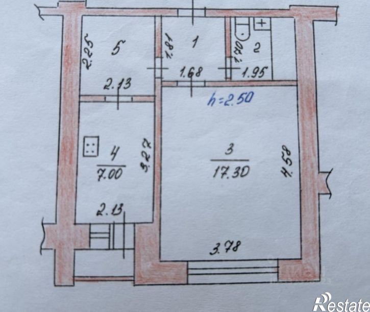 1-комн квартира ул Хузангая, 34,  д. 34
