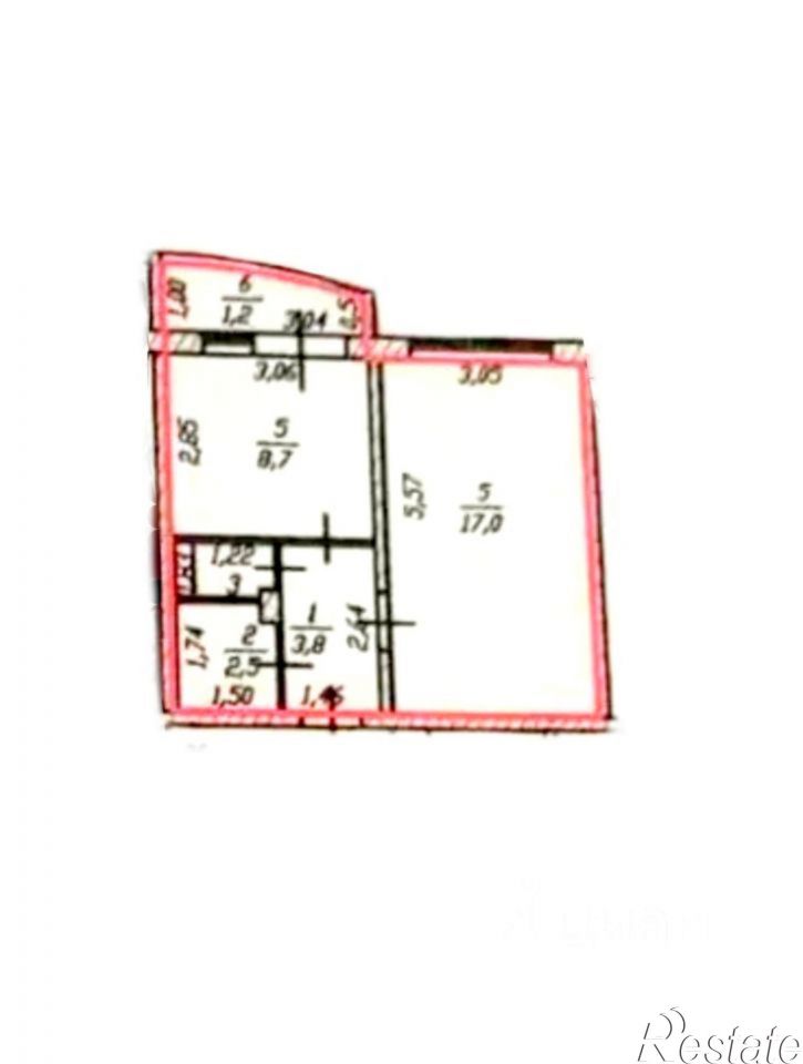 1-комн квартира ул П.В.Дементьева, 3,  д. 3