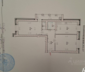 2-комн, 65кв м, этаж 4/5 ул Константина Иванова, 73