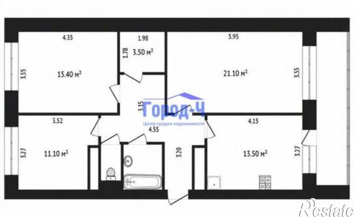 3-комн квартира ул Маршака, 8 1,  д. 8 1,  к. 1