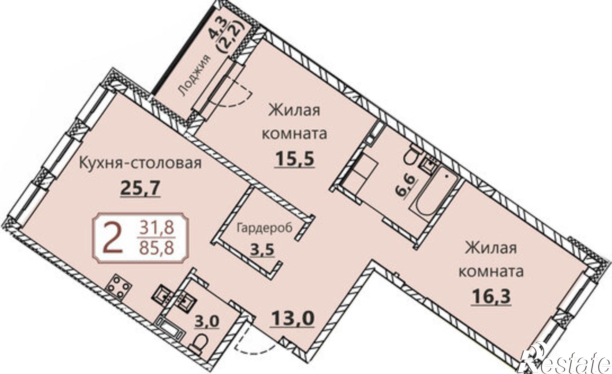 Купить квартиру за 18 018 000 рублей на ул Герцена, 37