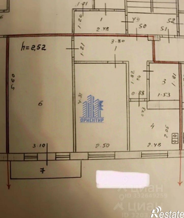 2-комн квартира ул Урукова, 3 1,  д. 3 1,  к. 1