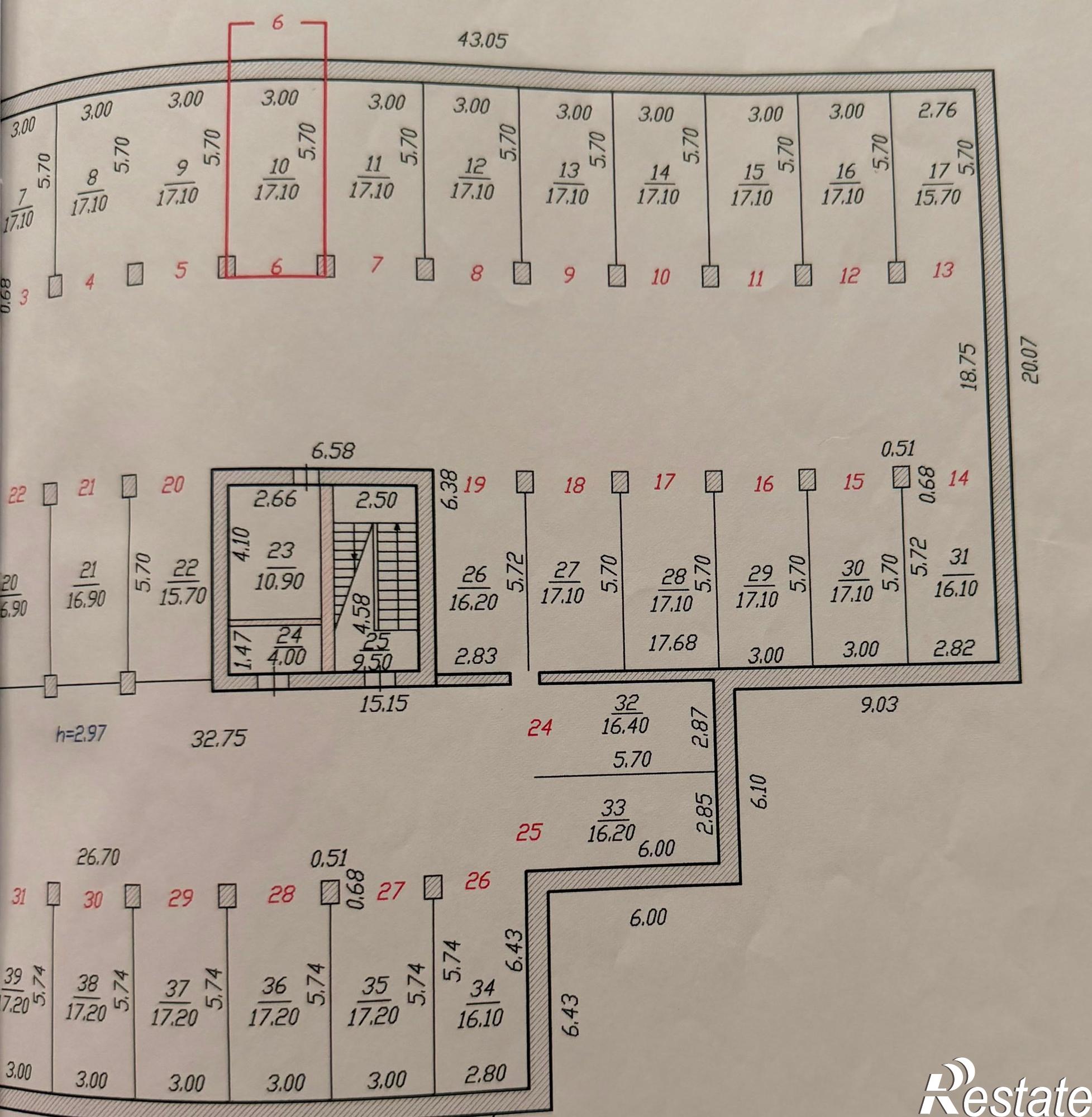 Купить гараж, место в паркинге за 1 070 000 рублей на бульвар Мефодия Денисова,8/6