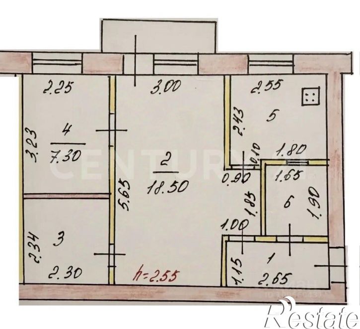 2-комн квартира проспект Ленина, 54,  д. 54