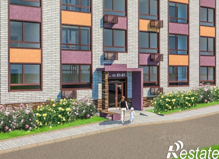1-комн квартира в новом доме проспект Геннадия Айги, поз.4,  д. поз.4