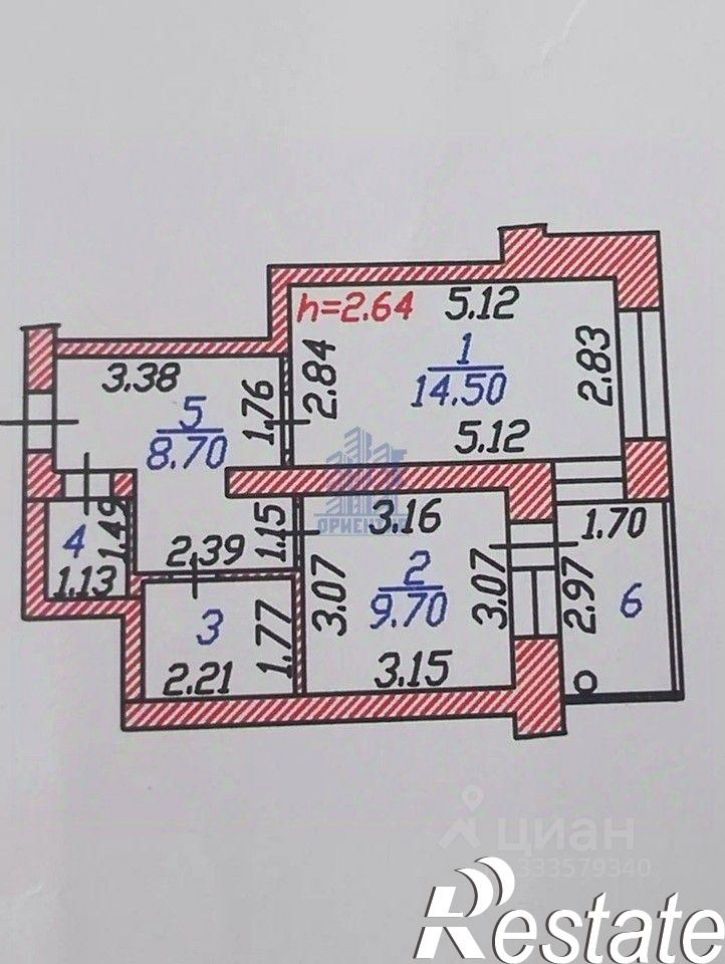 1-комн квартира Университетская улица, 14 к1,  д. 14 к1