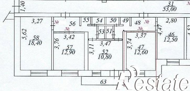 Комната улица Магницкого, 2 к1,  д. 2 к1