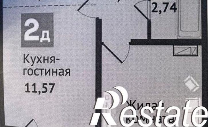2-комн квартира улица Академика В.Н. Челомея, 12 к1,  д. 12 к1